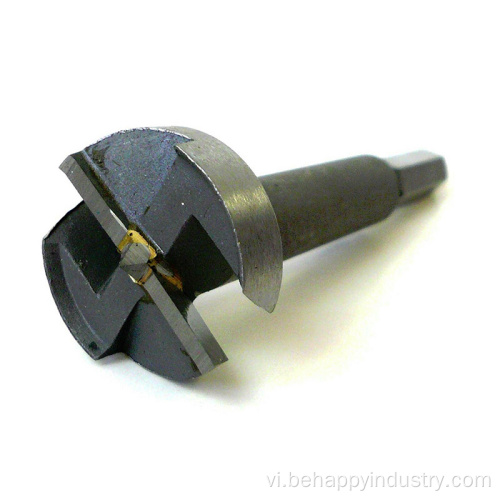 Cacbua có đầu forstner bit w/ 3/8 hex shank